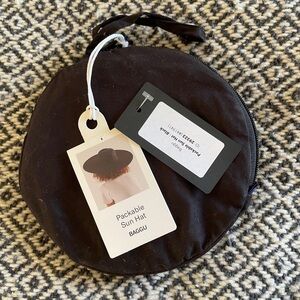 Baggu packable sun hat, NEW WITH TAGS, black